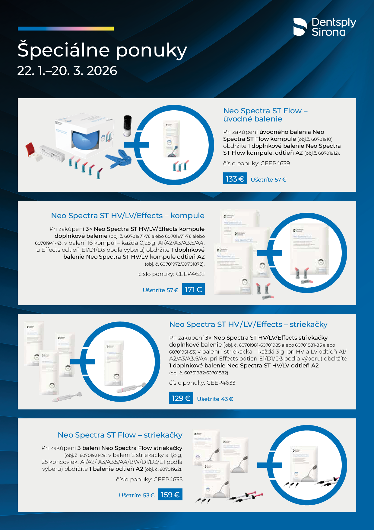 Akciový leták Dentsply